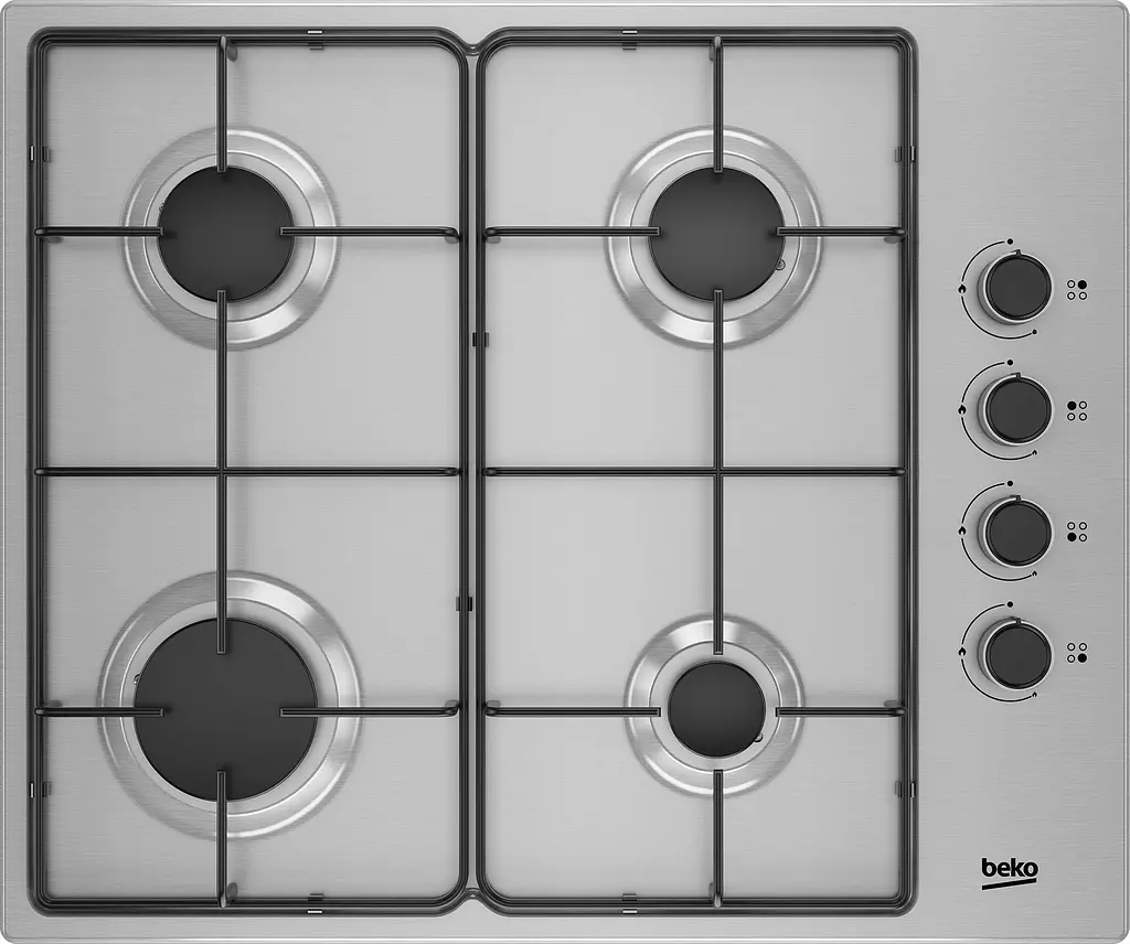 Газова варильна поверхня Beko HIGG 64123 SX Хром (6788125)