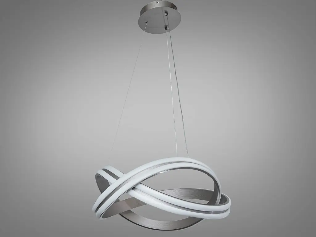 Підвісна LED люстра Romin Diasha 115Вт коричнева 19м² - фото 2