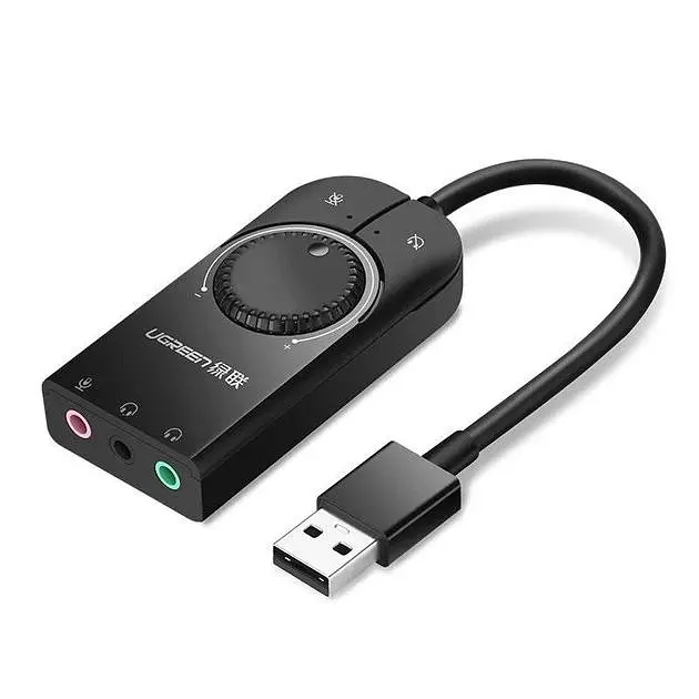 Звуковая карта Ugreen CM129 black (40964) - фото 2