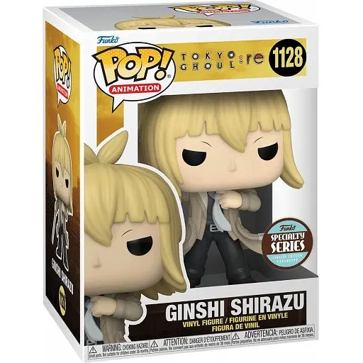 Фигурка Funko Pop Фанко Поп Токийский гуль Гинши Ширазу Tokyo Ghoul Ginshi Shirazu 10 см FP GR GS 1128 - фото 3