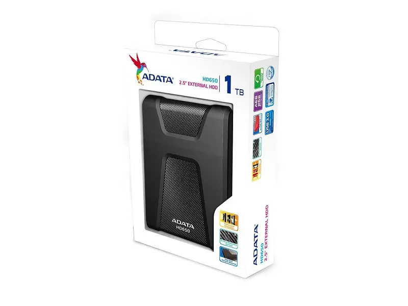 Зовнішній жорсткий диск ADATA AHD650-1TU31-CBK - фото 8