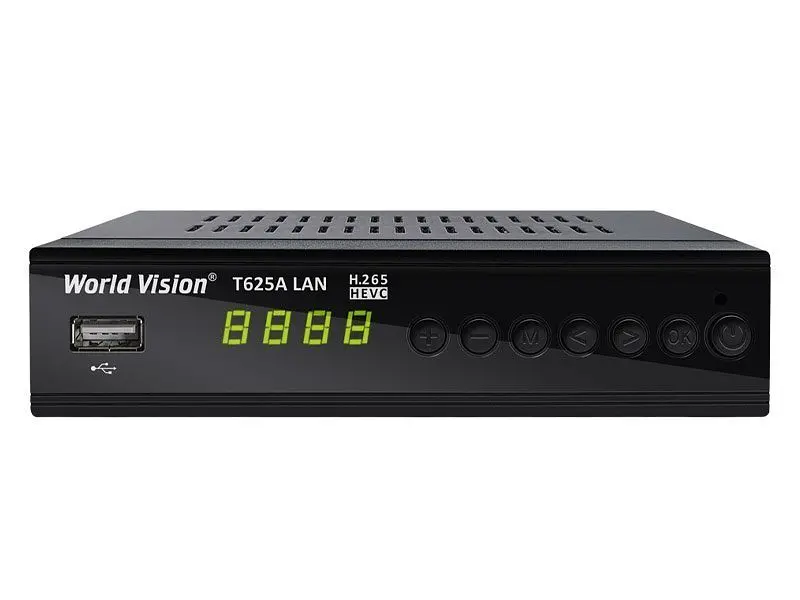 Эфирный Т2 цифровой тюнер World Vision T625A LAN - фото 2