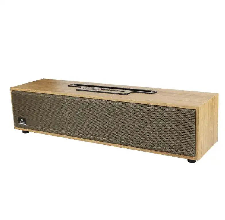 Портативная колонка ретро Kisonli G11 Bluetooth 1200mAh 10Вт Wooden - фото 2