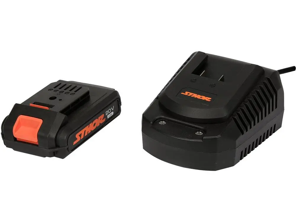 Шлифмашина угловая и шуруповерт аккумуляторный Sthor (78097) - фото 4