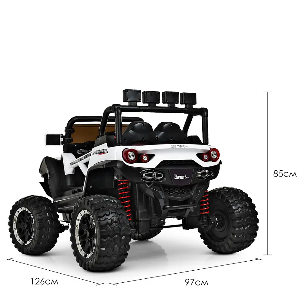 Дитячий електромобіль-джип Bambi Racer M 3804EBLR-1 до 50 кг - фото 3