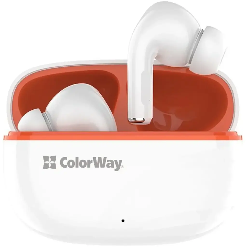 Навушники бездротові СolorWay Slim TWS-5 Earbuds White (CW-TWS5WT)