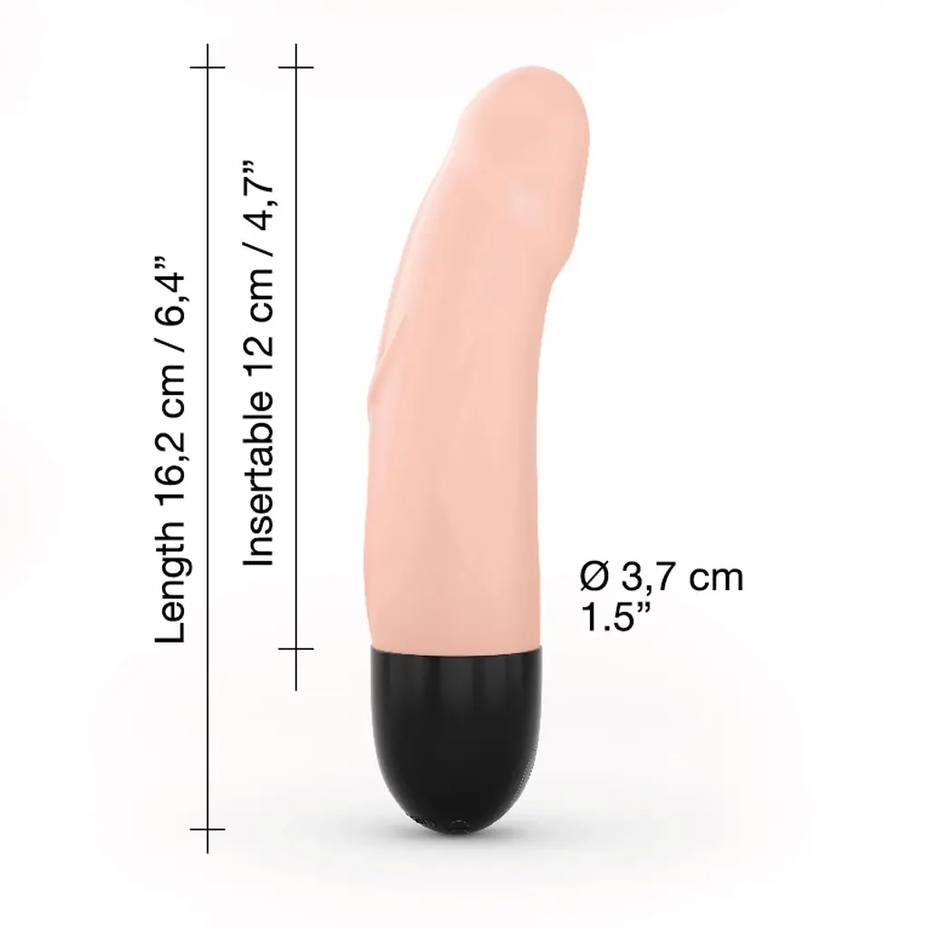 Вібратор Dorcel Real Vibration S Flesh 2.0, діаметр 3,7см, перезаряджається, для точки G - фото 4