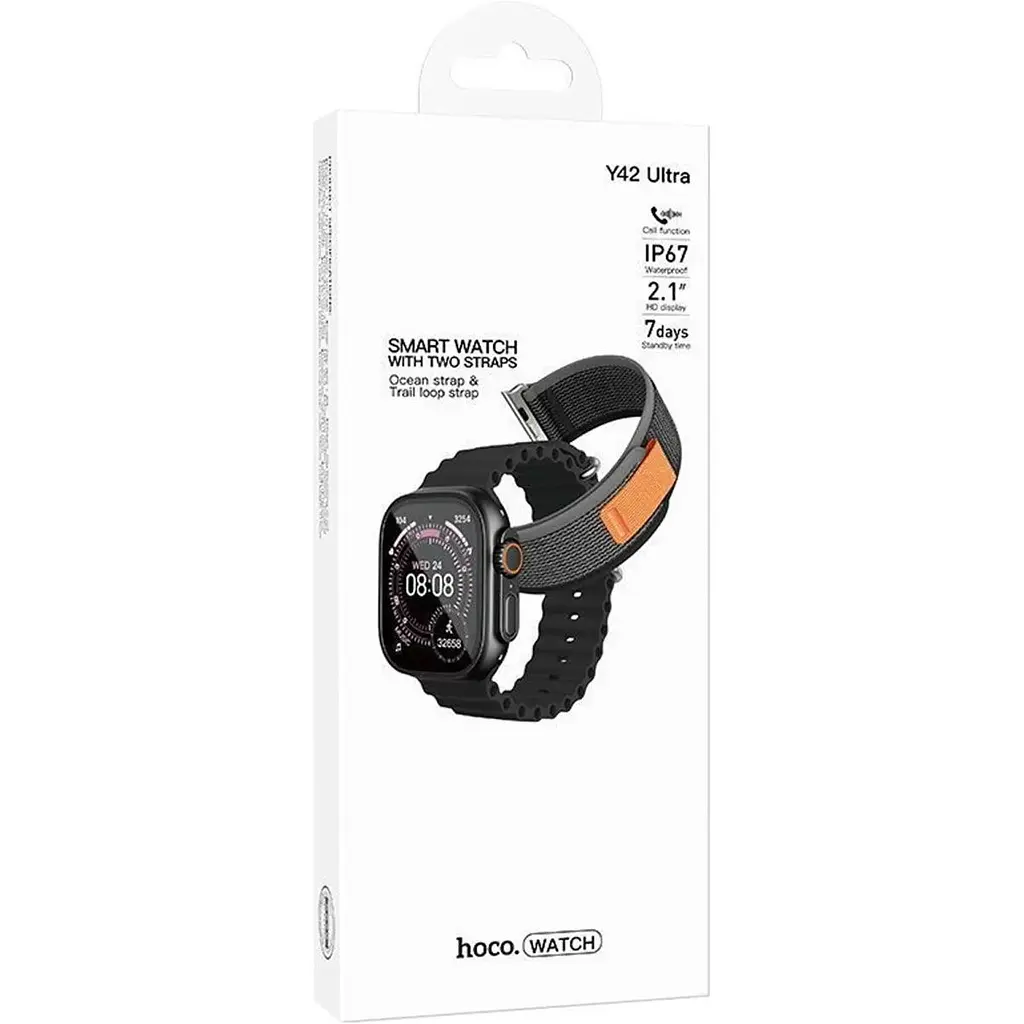 Смарт-годинник Hoco Y42 Ultra Black [169491] - фото 6