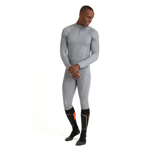 Термоштани Falke ESS Wool-Tech Tights Man Grey Heather S (1097-33483-3757 S) - фото 4