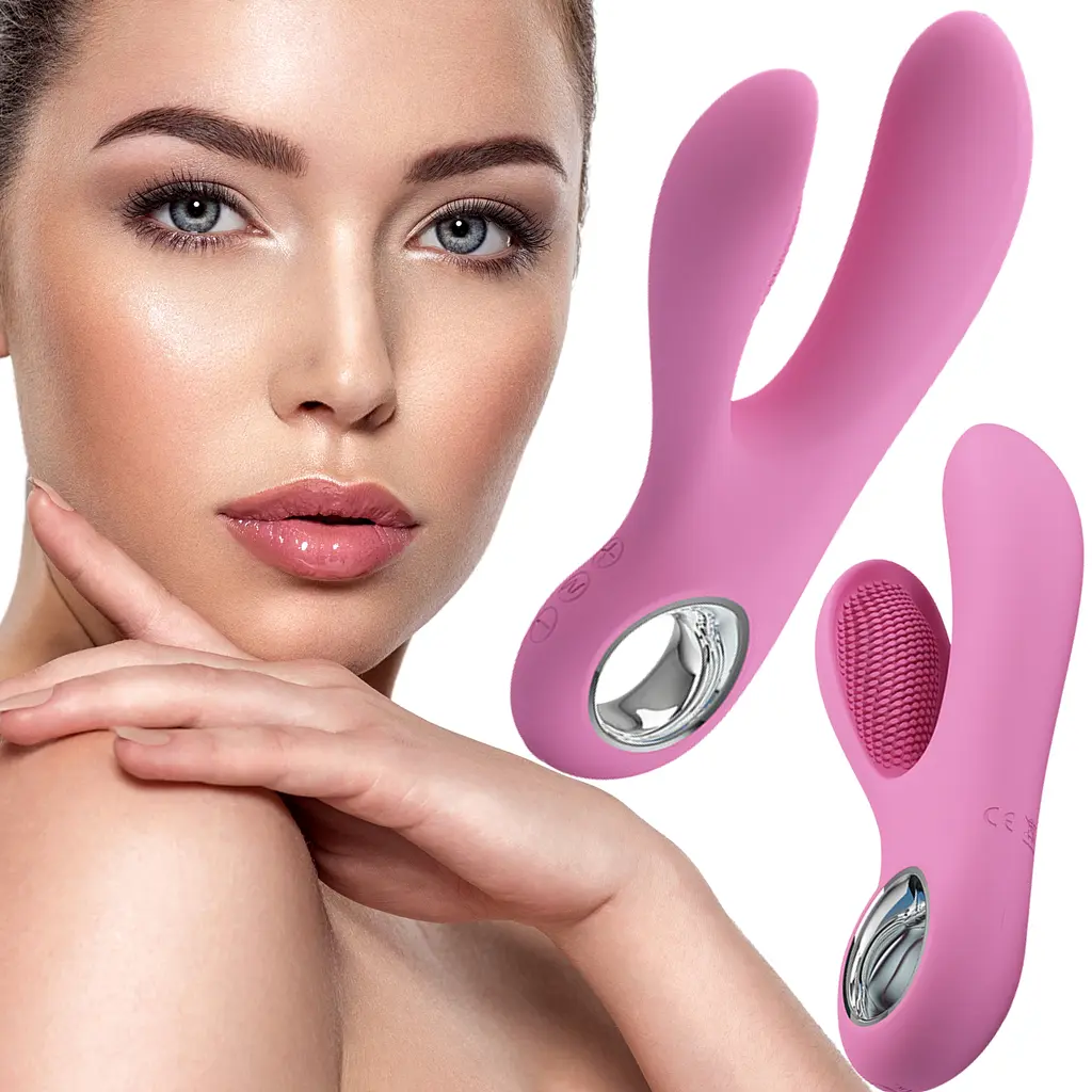 Вібратор-кролик Pretty Love Canrol 17.1 см рожевий - фото 7