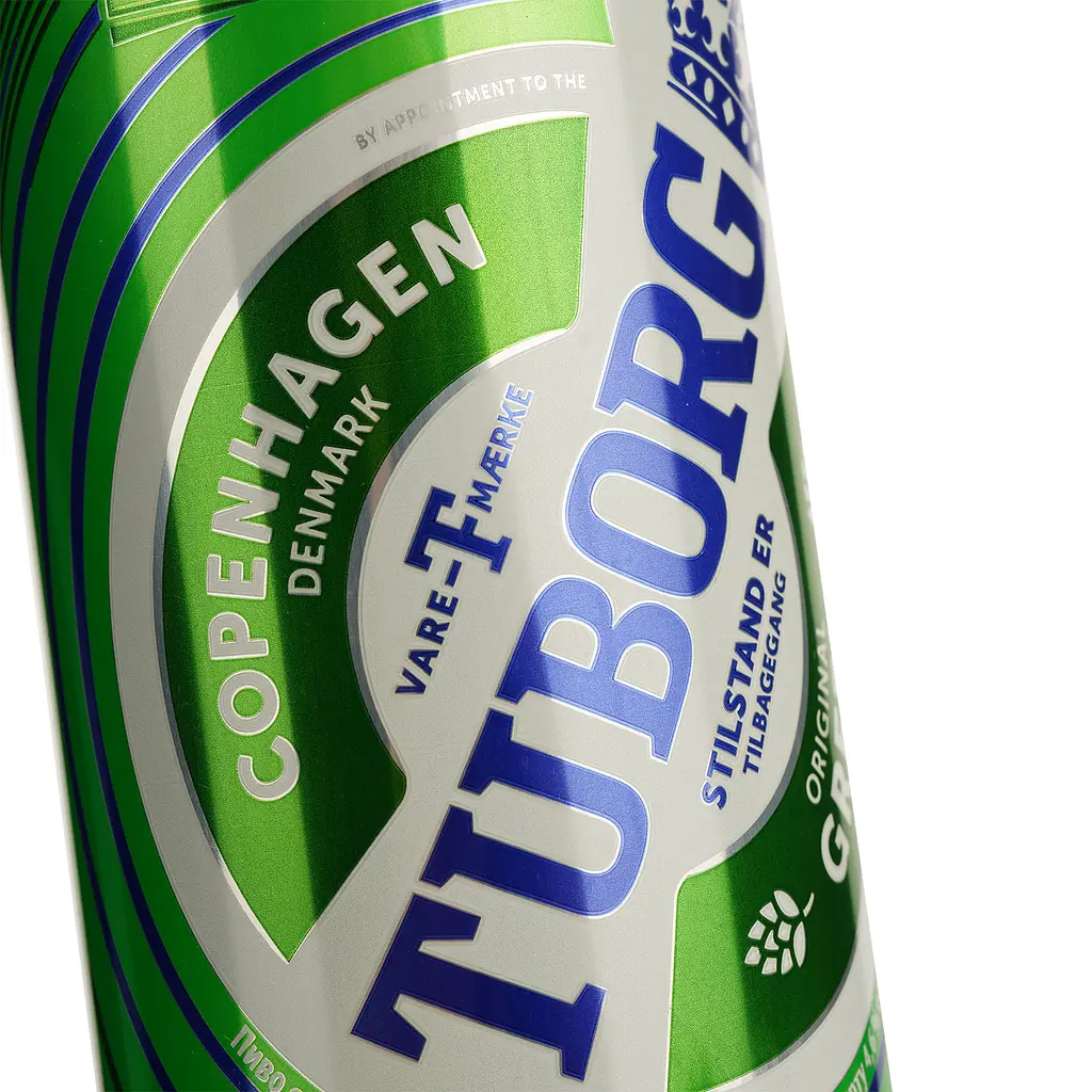 Уценка. Пиво Tuborg Green, светлое, 4,6%, ж/б, 0,5 л (256738) - фото 4