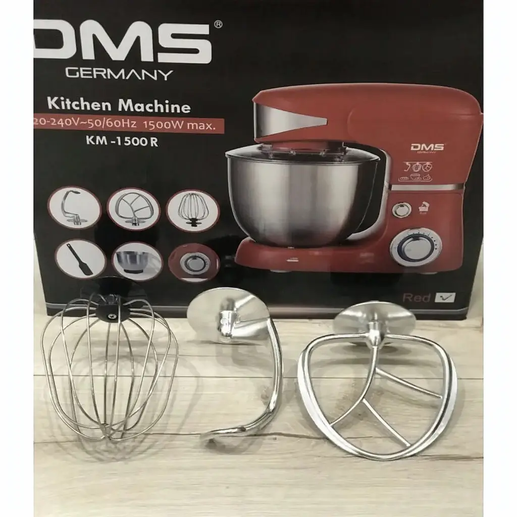 Міксер планетарний - тістоміс DMS KM-1500 Red 5 л - фото 9