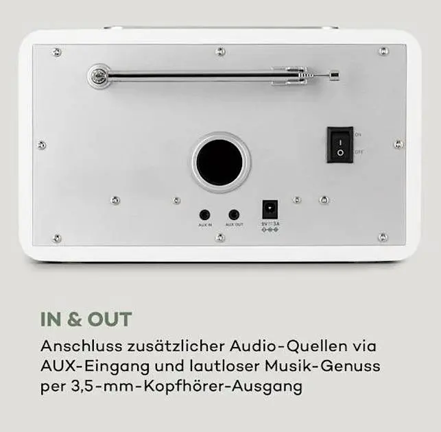 Інтернет-радіо Auna Connect 150 MKII DAB+/FM/Spotify/BT (10037494) - фото 5