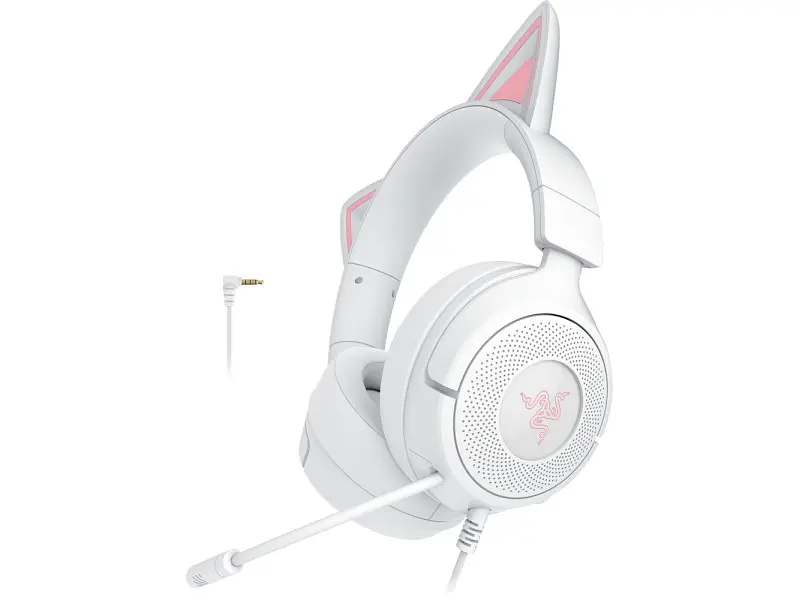 Навушники з мікрофоном Razer Kraken Kitty V3 X White (RZ04-05350300-R3M1) - фото 6