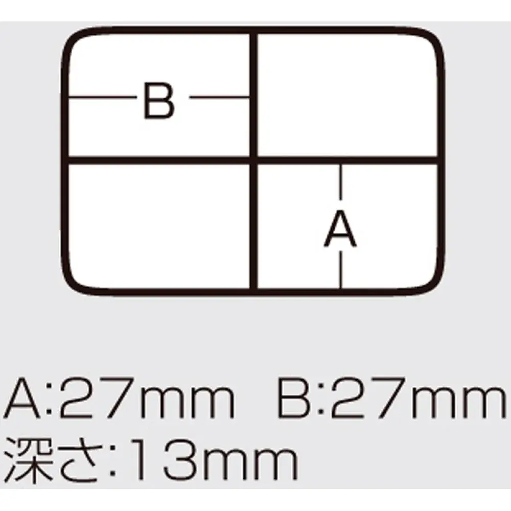 Коробка Meiho Square 4 case 66x66x18mm Clear - фото 7