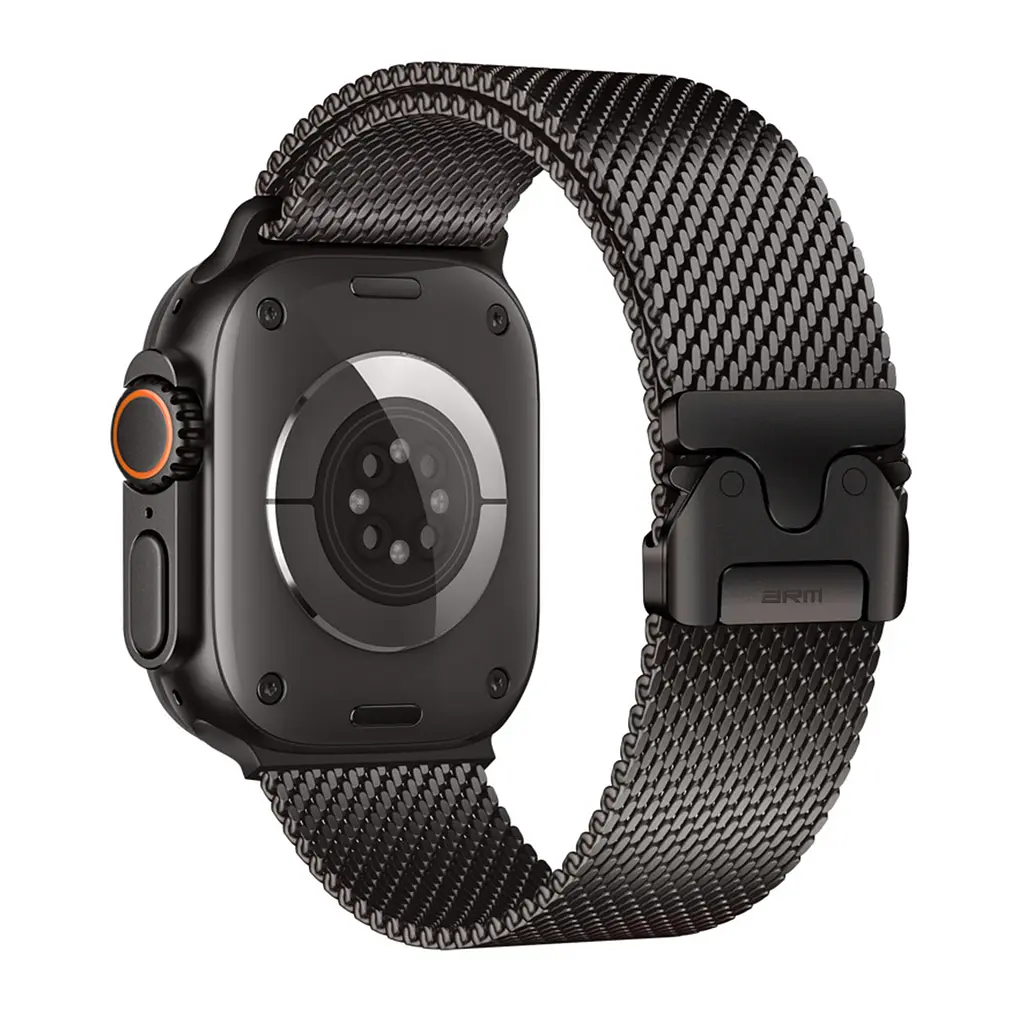 Ремінець ArmorStandart Milanese UltraLock для Apple Watch 42 (Series 11-10)/41/40/38 Black (ARM88954) - фото 2