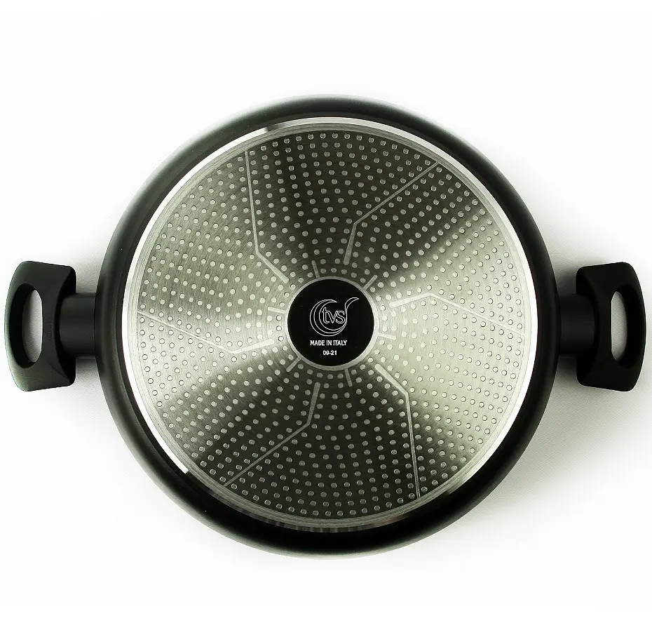 Сотейник з кришкою TVS Diamante Induction, 28 см (00000022009) - фото 4