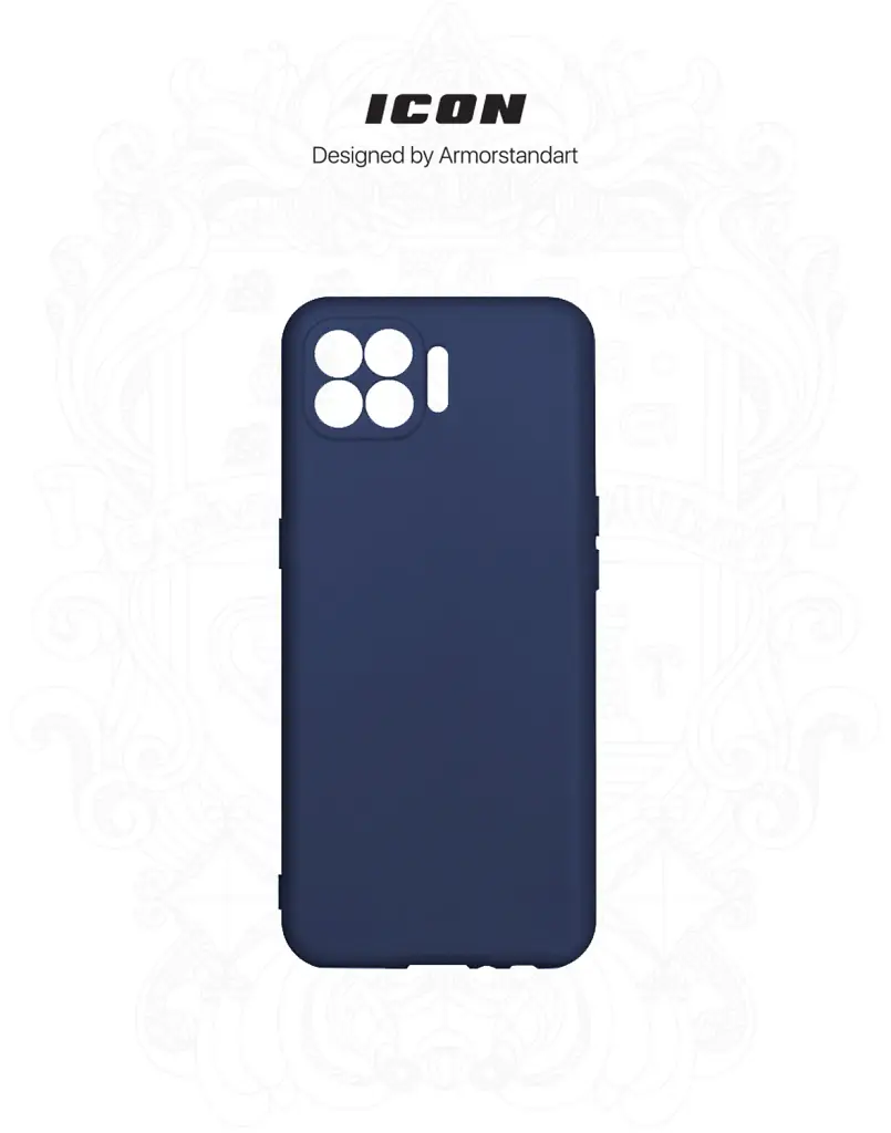 Чехол ArmorStandart ICON для OPPO Reno 4 Lite/A93 Camera cover Blue - фото 2