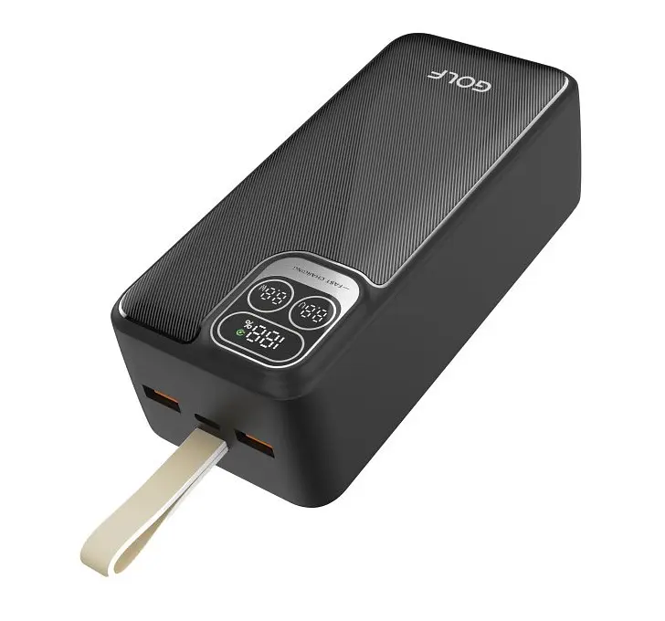 Внешний АКБ аккумулятор Golf P54 400000mah (PD20W+QC22.5W) черный - фото 3