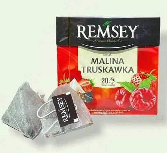 Чай фруктовий Remsey Malina Truskawka зі смаком малини та полуниці