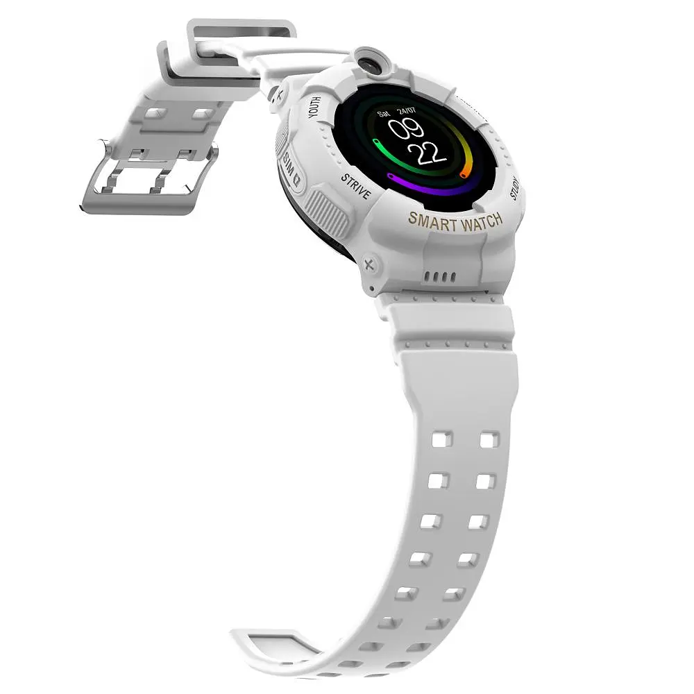 Дитячий смарт годинник-телефон Lemfo Y-02 з GPS, 4G, відеозв'язком, камерою, геозоною та функцією прослуховування Білий - фото 4