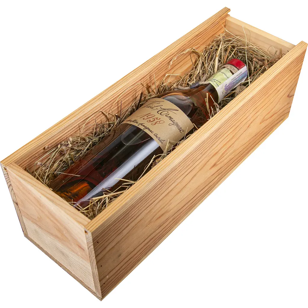 Арманьяк Baron Gaston Legrand Bas Armagnac 1958, 40% 0.7 л у дерев'яній коробці - фото 3