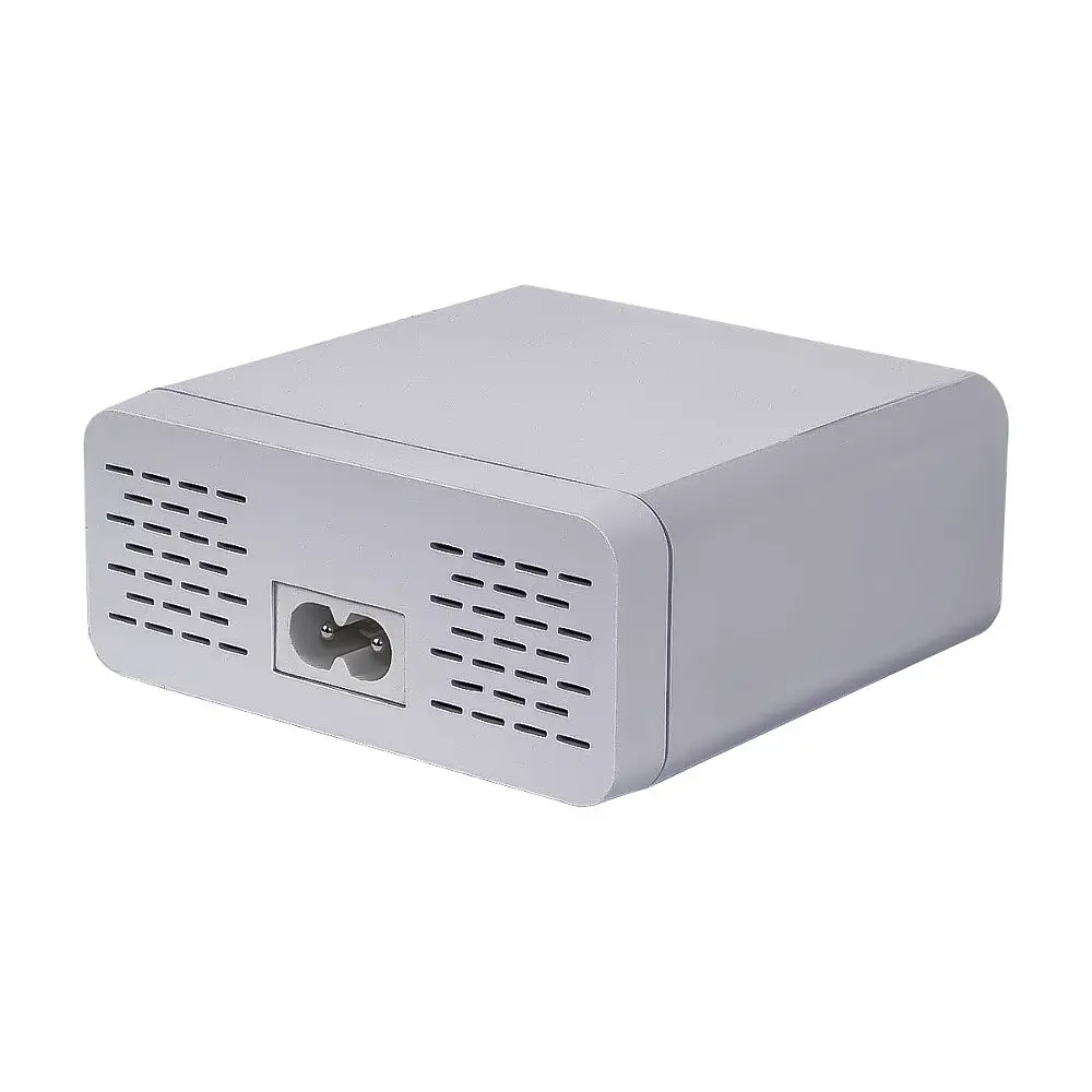 Зарядна станція з індикацією параметрів заряджання WLX-896 (6 USB, Fast Charge 3.0, 40W) - фото 3