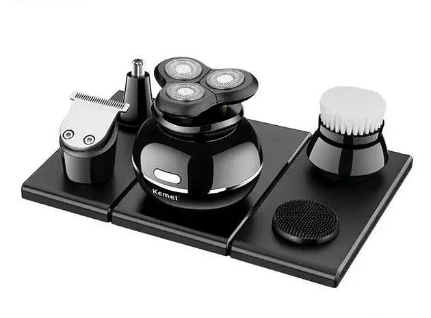 Електробритва Kemei KM-1109 5в1 акумуляторна Black (3_01731) - фото 3