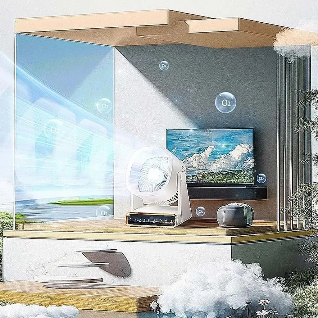 Настольный вентилятор Epik F16 Smart White [137266] - фото 5