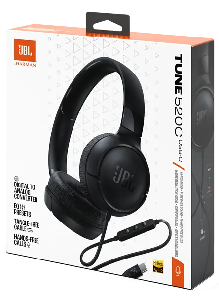 Гарнітура JBL TUNE 520C Black (JBLT520CBLK) - фото 9