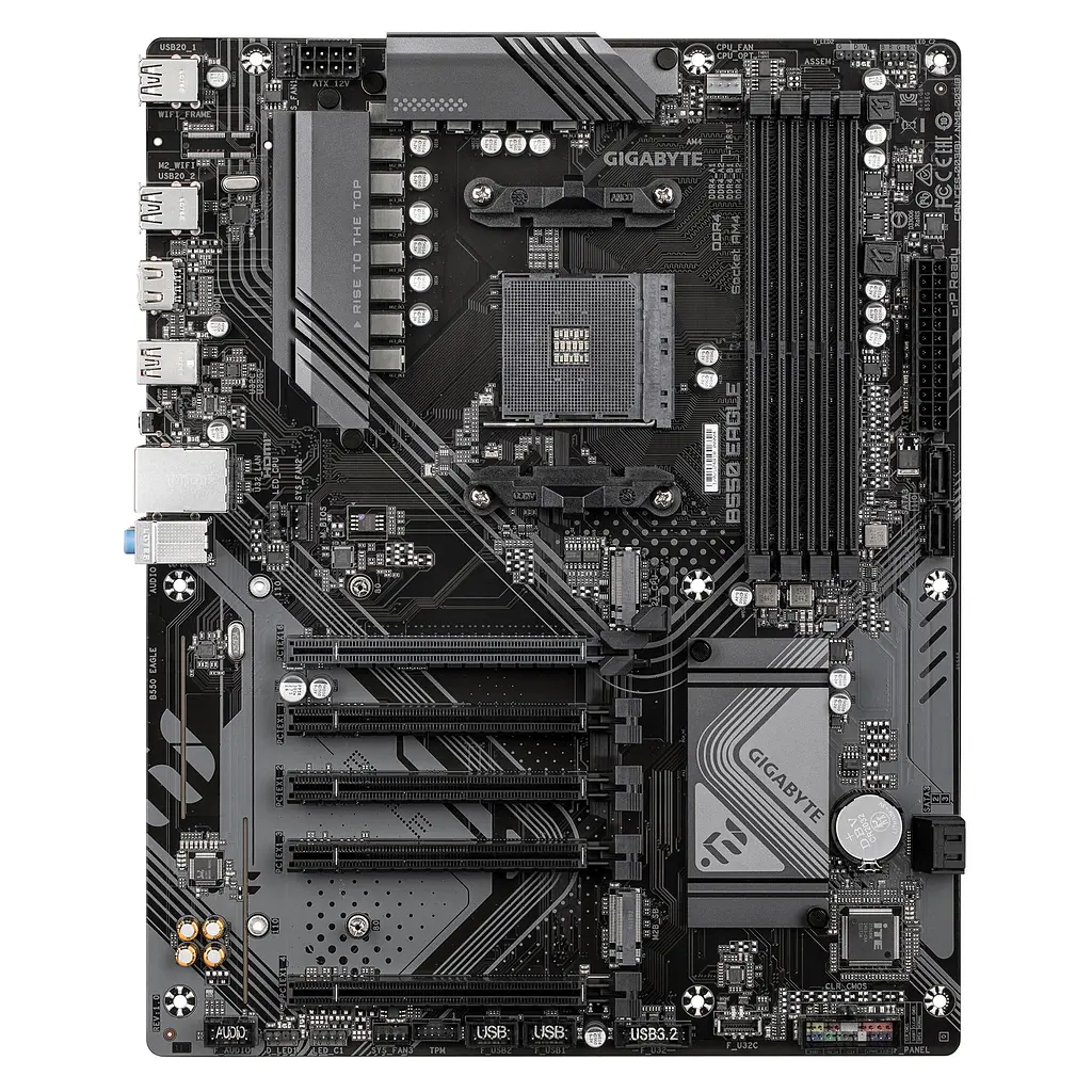 Gigabyte Материнська плата B550 EAGLE sAM4 B550 4xDDR4 M.2 HDMI ATX