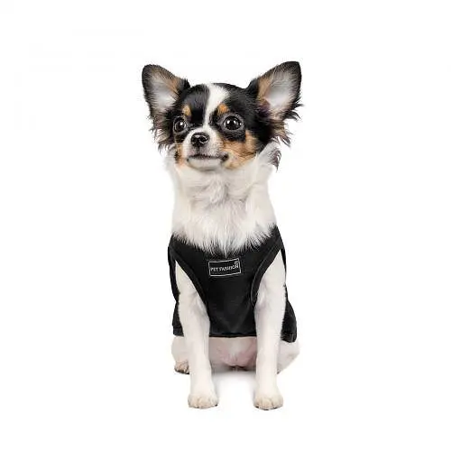 Майка-борцовка Pet Fashion FBI для собак, розмір XS, чорна - фото 3