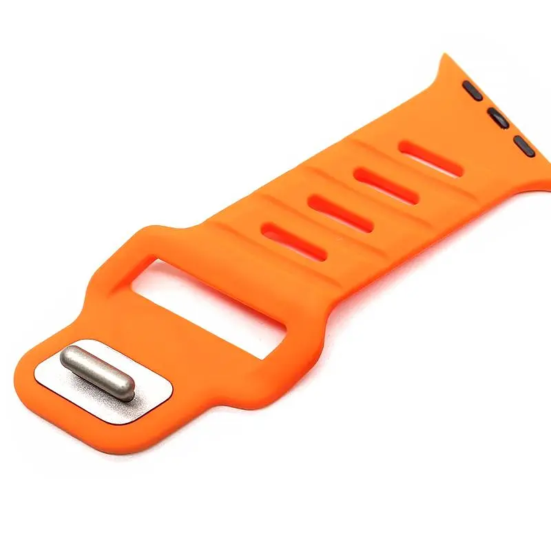 Ремешок Epik Urban для Apple Watch 42 (сер. 1-3)/44/45/46/49 мм, оранжевый - фото 3