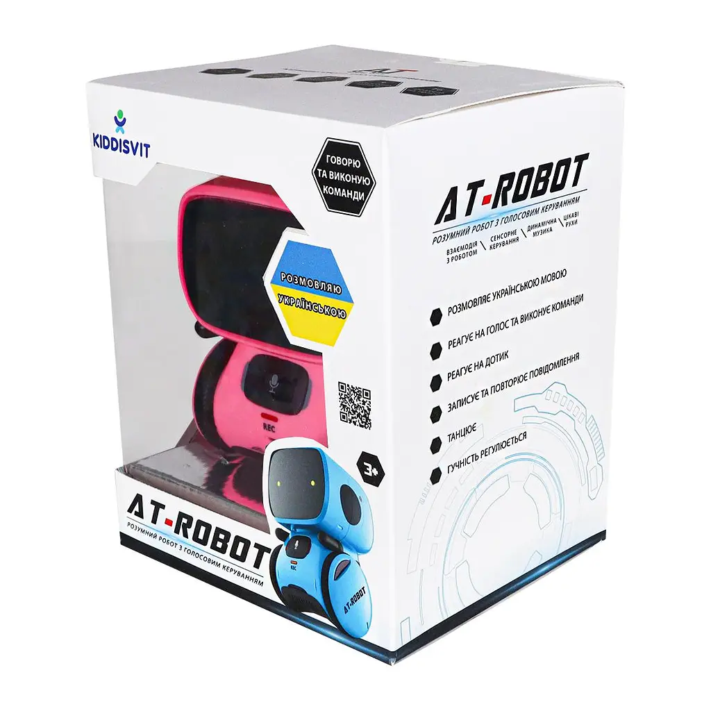 Інтерактивний робот з голосовим керуванням - AT-ROBOT (рожевий, озвуч.укр.) AT-Robot AT001-04-UKR - фото 12