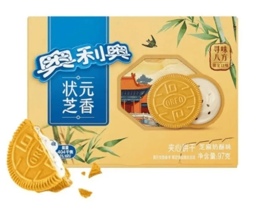 Печиво Oreo China Sesame Cheese Кунжутне молоко 97г