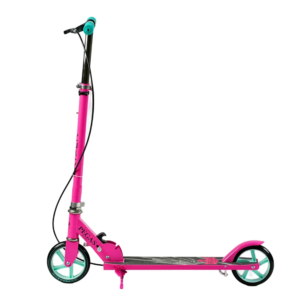Самокат Skyper Pegas 68-89х54.5 см Черно-розовый 000283561 - фото 6