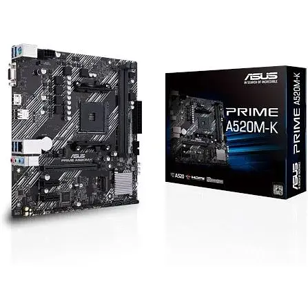 Материнська плата Asus Prime A520M-K Socket AM4 - фото 2
