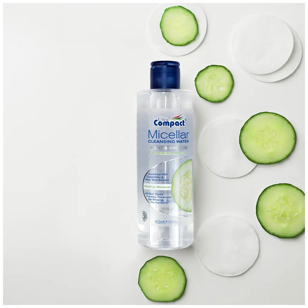 Мицеллярная вода Ultra Compact Hyaluronic огурец 400 мл - фото 2