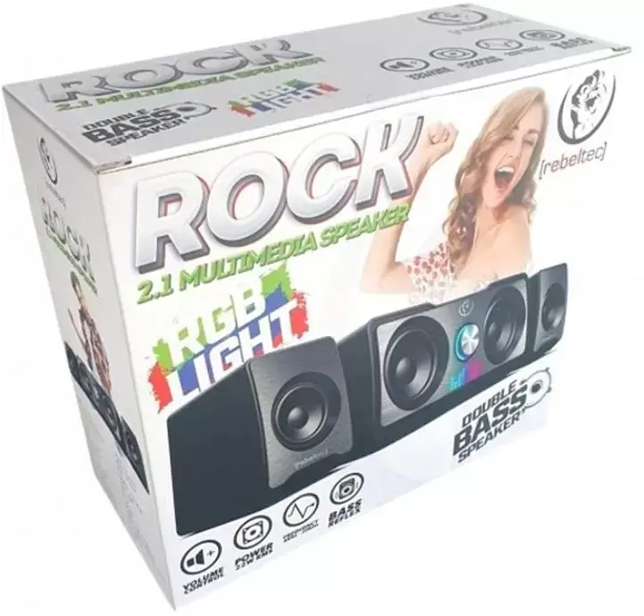 Акустична система Rebeltec Rock 2.1 Black - фото 2