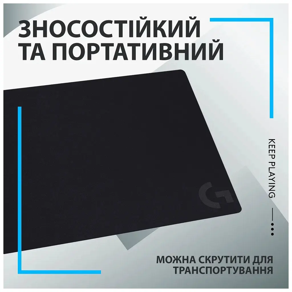 Килимок для мишки Logitech G240 Gaming Mouse Pad Black (943-000785) - фото 2