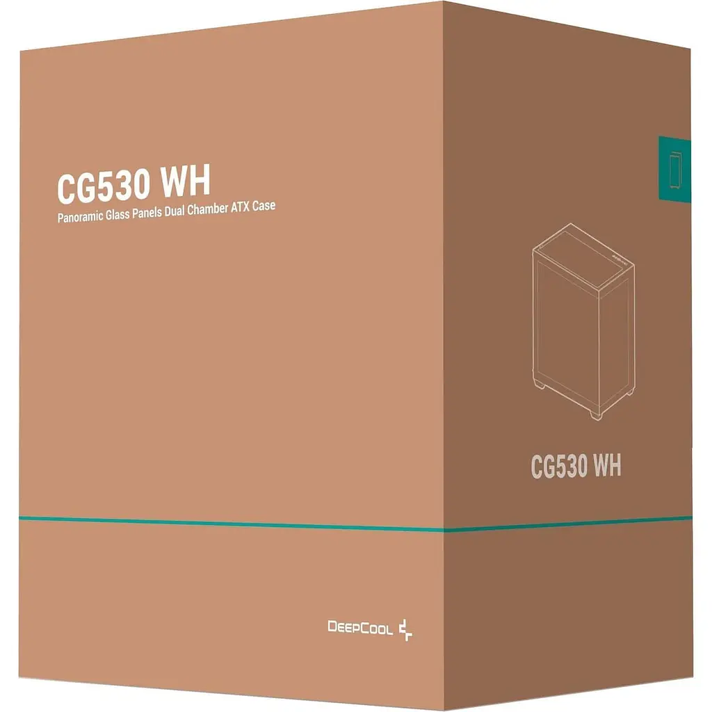 Корпус Deepcool CG530 Tempered Glass без БП White (R-CG530-WHNDA0-G-1) - фото 13