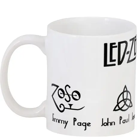 Кухоль GeekLand Led Zeppelin Лід Зеплін лого 2.10 330 мл білий - фото 3