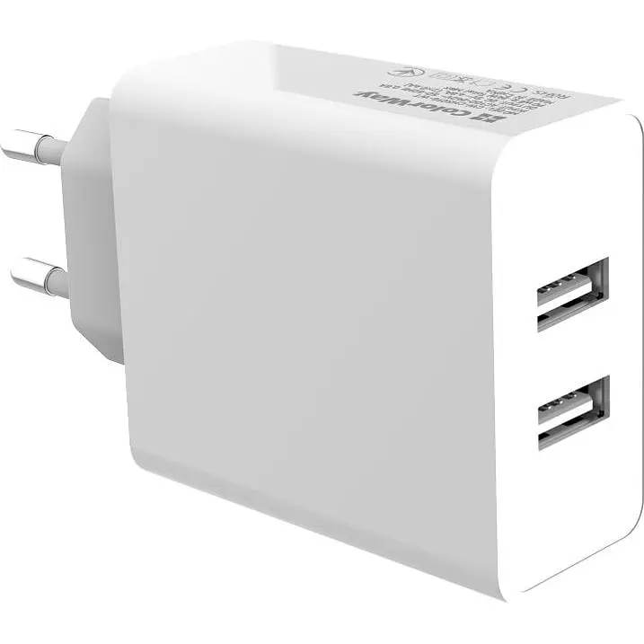 Зарядний пристрій ColorWay USB AUTO ID 4.8A 24W White (CW-CHS016-WT) - фото 4