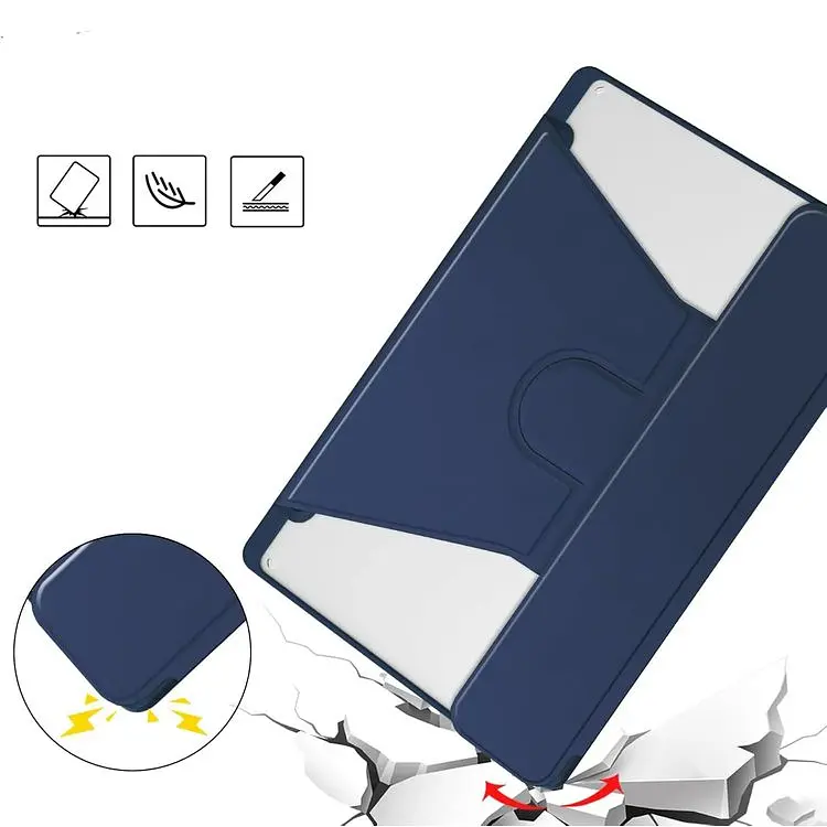 Чехол BeCover 360° Rotatable с беспроводной клавиатурой для Samsung Galaxy Tab S6 Lite -2024 10.4" P620/P625/P627 Deep Blue (712588) - фото 4