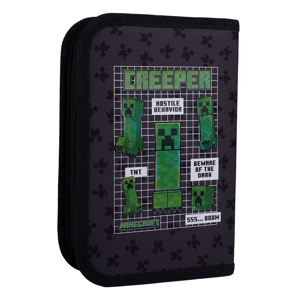Шкільний пенал твердий одинарний з клапаном Yes Minecraft Team HP-03 - фото 2