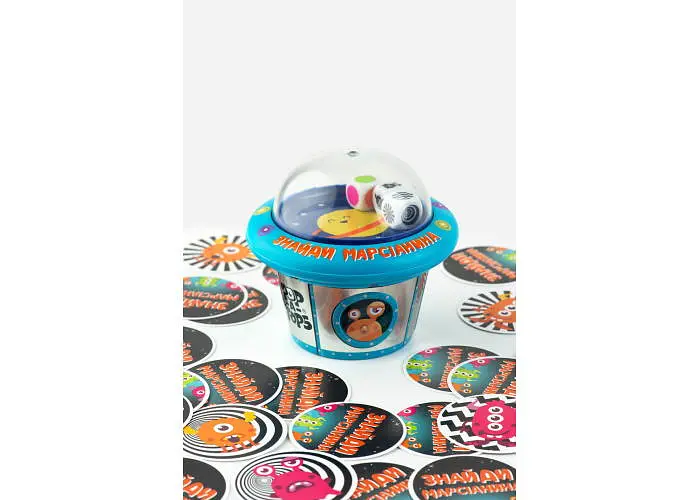 Настільна гра Fun Games Shop Pop-A-Tops: Знайди марсіанина (Pop-A-Tops: Match a Martian) (укр.) (FGS62) - фото 3