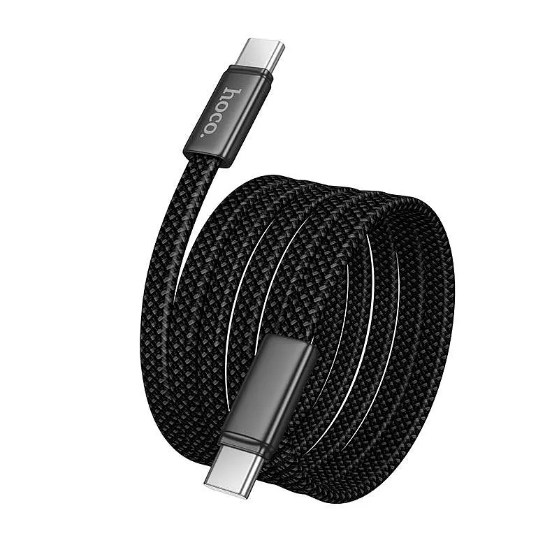 Кабель HOCO Type-C до Type-C Exceso charging data cable X125 1m, 5A, 60W - фото 3