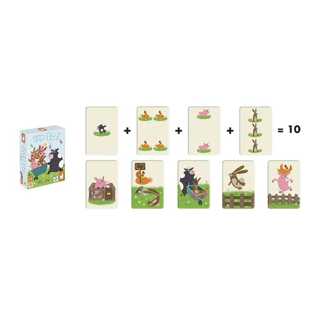 Настольная игра имеем Топ 10 Janod det0017806 - фото 2