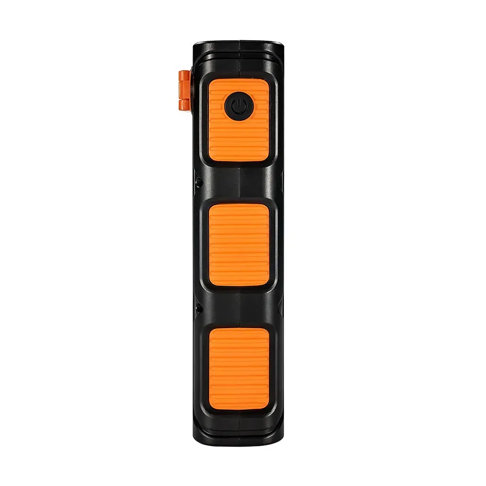 Повербанк з сонячною панеллю 30000mAh Power Bank Kraft KPB-U1930HCSL Orange ліхтар, динамогенератор (43-00065) - фото 3