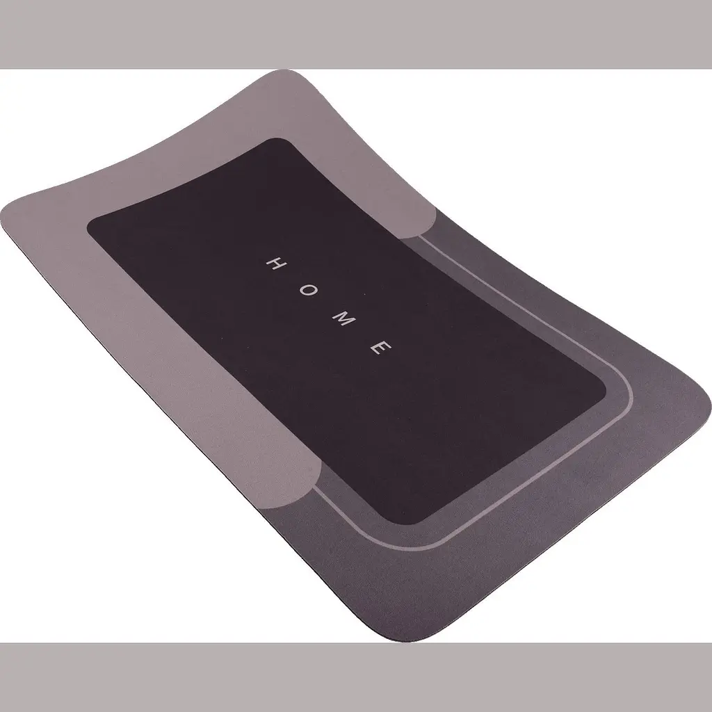 Уцінка. Набір діатомітових килимків для ванної та туалету Soho Gray (diat mat 50*40, 50*80 см Gray)  - фото 2